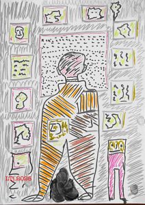 6 Acrylic PEN Review – LTj: "Black Loop – Gaze into the Pixel Realm" Painter: LTj  2025