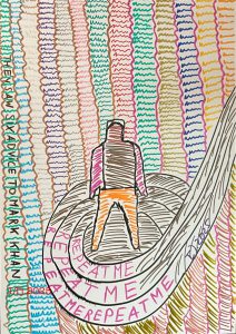 7 Acrylic PEN Review – LTj: "Repeat Me – Advice to Mark Khan" Painter: LTj
2025