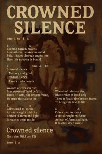 Crowned Silence” Artist: LTj Year: 2025